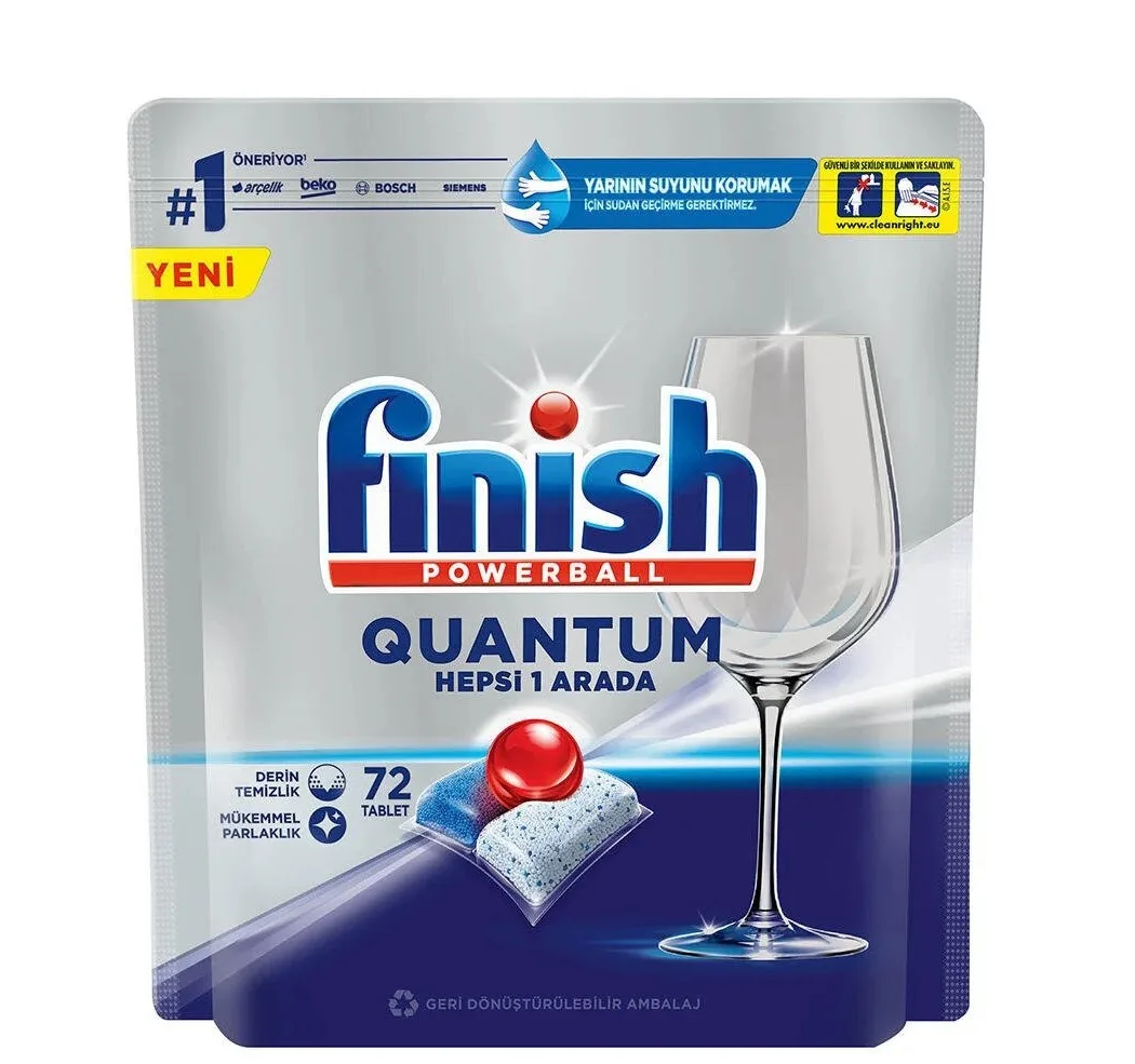 قرص ماشین ظرفشویی فینیش مدل Quantum Hepsi 1 Arada بسته 72 عددی