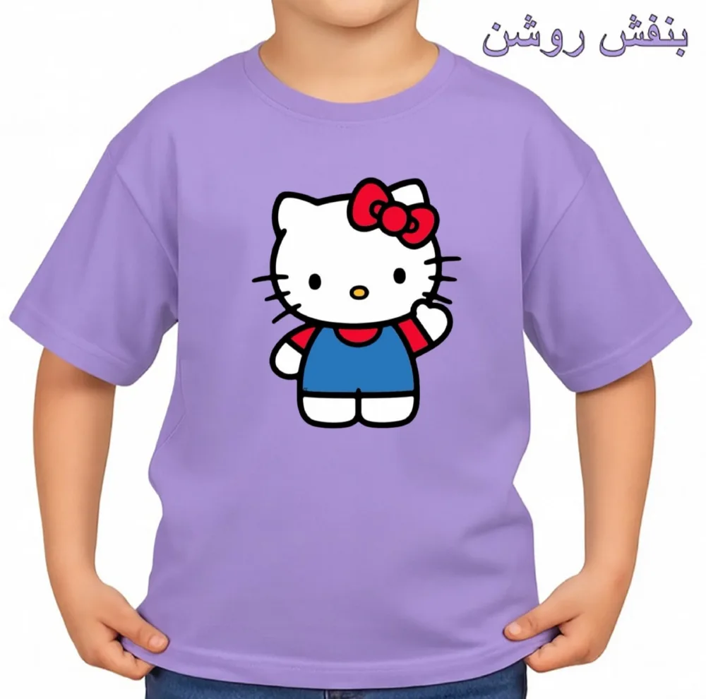 تیشرت آستین کوتاه بچگانه مدل کیتی کد v2