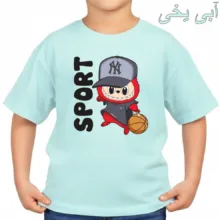 تی‌شرت آستین کوتاه بچگانه مدل لبوبو کد v6