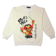 سویشرت بچگانه مدل وروجک طرح rock & roll