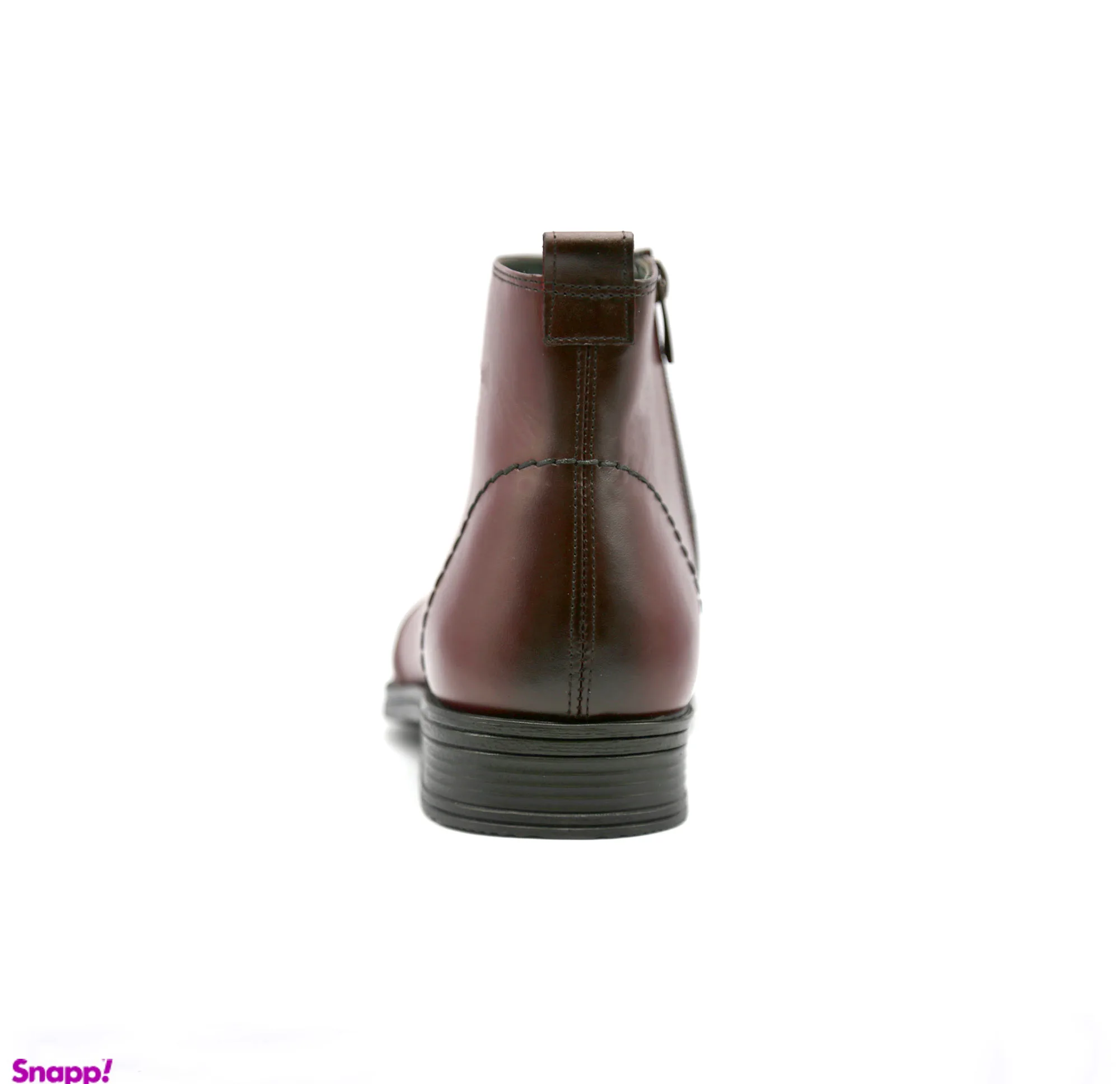 بوت چرم مردانه مستر چرم مدل mrc30090 رنگ زرشکی