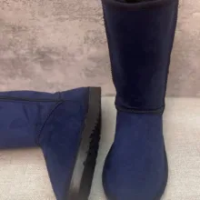 بوت زنانه طرح آگ کد A12 رنگ سرمه ای