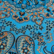 رومیزی ترمه نگین خاتم طرح ترنج یزد کد ya14710201
