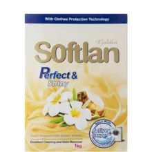 پودر ماشین لباسشویی سافتلن سری Gold Selection مدل Perfect And Shine حجم 500 گرم بسته 2 عددی