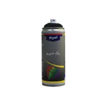 اسپری رنگ مشکی مات اسپم مدل sp6 حجم 400 میلی لیتر مجموعه 6 عددی