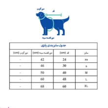 حوله سگ و گربه پاتزی مدل ساشا سایز M