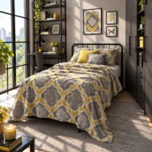 پتو مسافرتی 1 نفره مدل کلاسیک سایز 160×220 سانتی‌متر