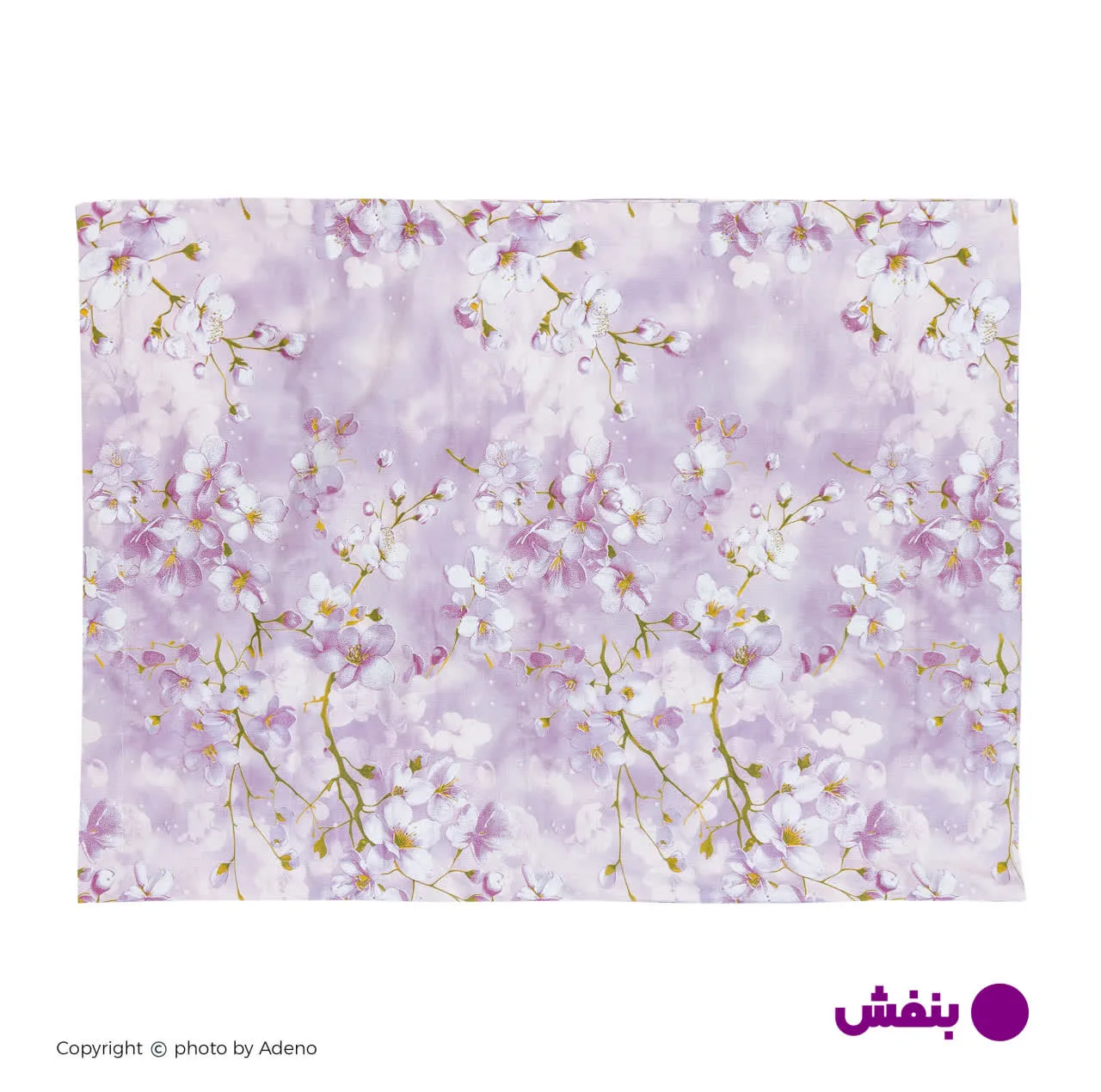روبالشی آدنو مدل نبات کد FI119 سایز 70x50 سانتی متر بسته 2 عددی