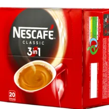 پودر مخلوط قهوه فوری 3 در 1 نسکافه 20 گرمی بسته 24 عددی