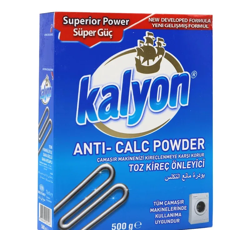 پودر جرم گیر ماشین لباسشویی کالیون مدل Superior Power وزن ۵۰۰ گرم