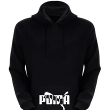 هودی زنانه کد F42 رنگ مشکی طرح PUMA
