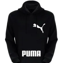 هودی زنانه کد F26 رنگ مشکی طرح PUMA