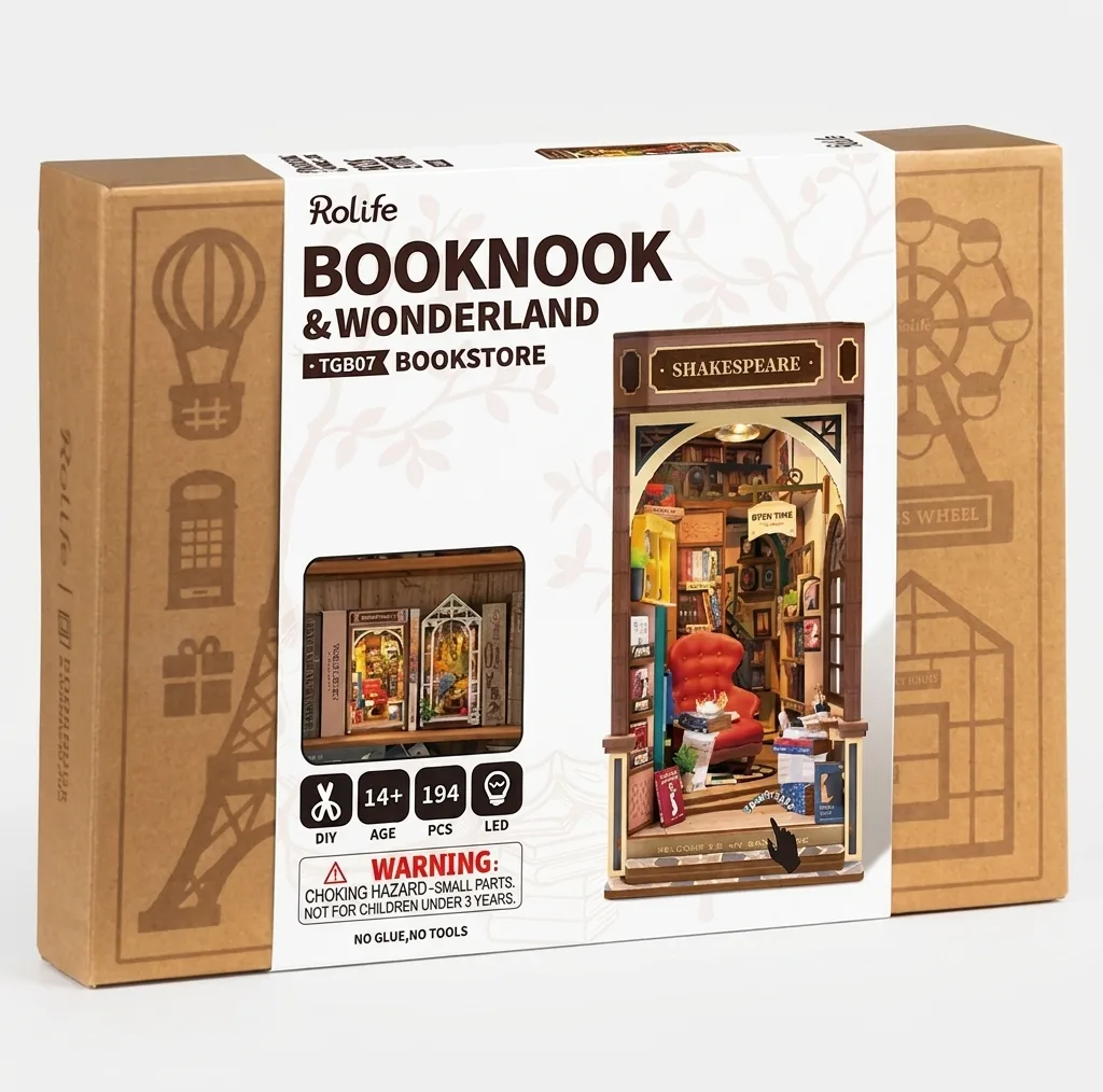 ساختنی 194 تکه رولایف مدل BOOKSTORE TGB07