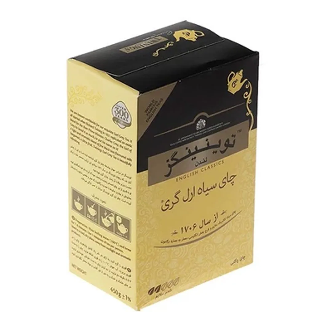 چای سیاه ارل گری توینینگز وزن 450 گرم