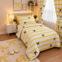 سرویس خواب یکنفره 4 تکه مدل Striped-199