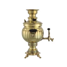 سماور زغالی عبدی مدل صدف گنجایش 2.5 لیتر