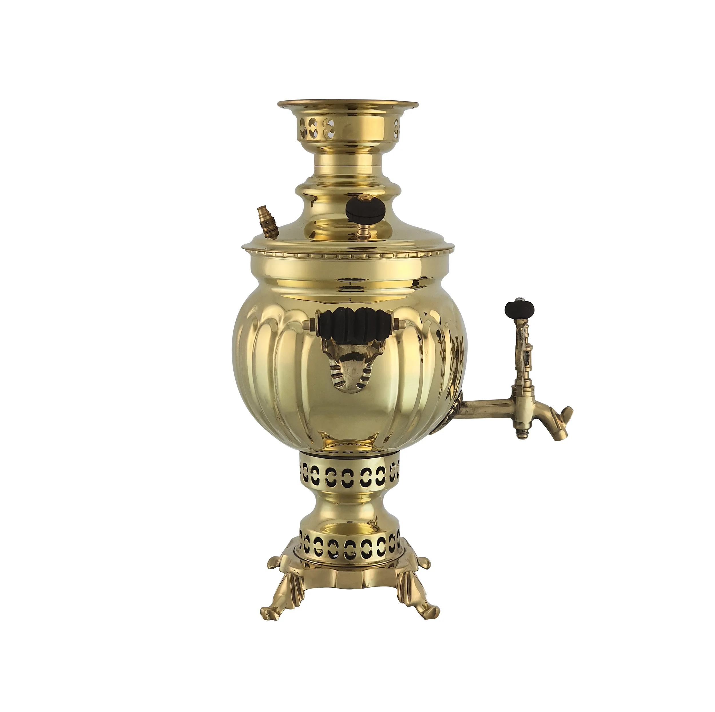 سماور زغالی عبدی مدل صدف گنجایش 2.5 لیتر