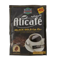پودر قهوه علی کافه مدل Black Gold وزن 2٫5 گرم بسته 40 عددی