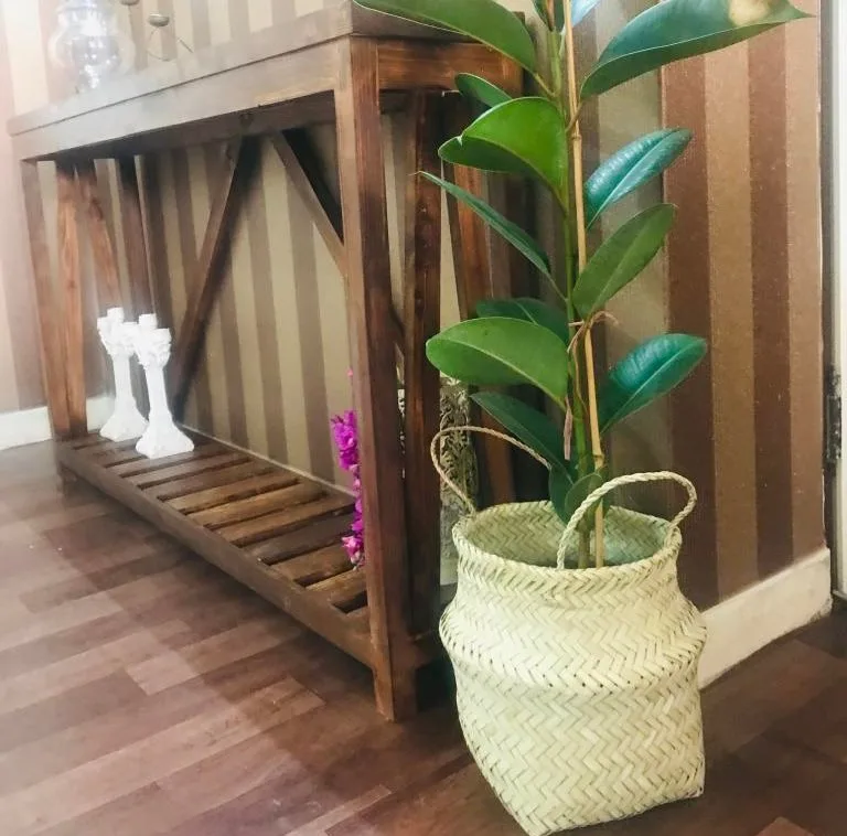 سبد حصیری مدل خمره ای کد 29cm