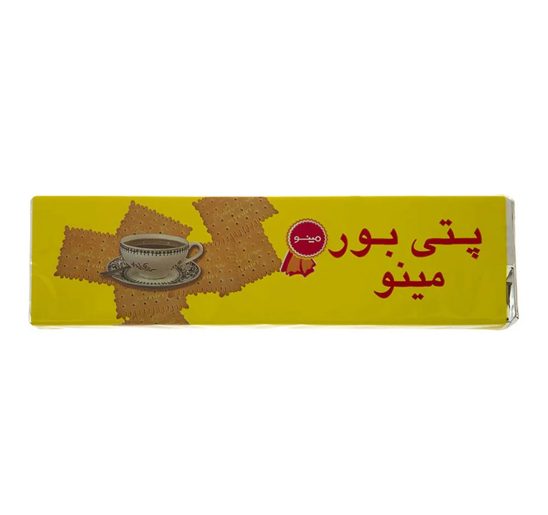 بیسکویت پتی بور مینو وزن 100 گرم