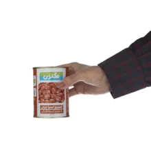 کنسرو لوبیا چیتی با سس گوجه فرنگی مکنزی وزن 380 گرم