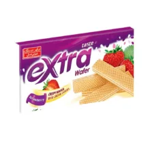 ویفر توت فرنگی اکسترا شیرین عسل وزن 100 گرم