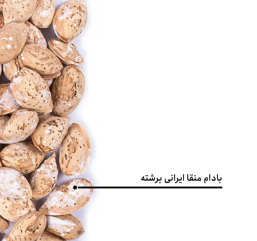 بادام منقا ایرانی برشته بارجیل