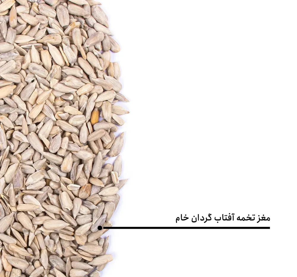 مغز تخمه آفتابگردان خام بارجیل