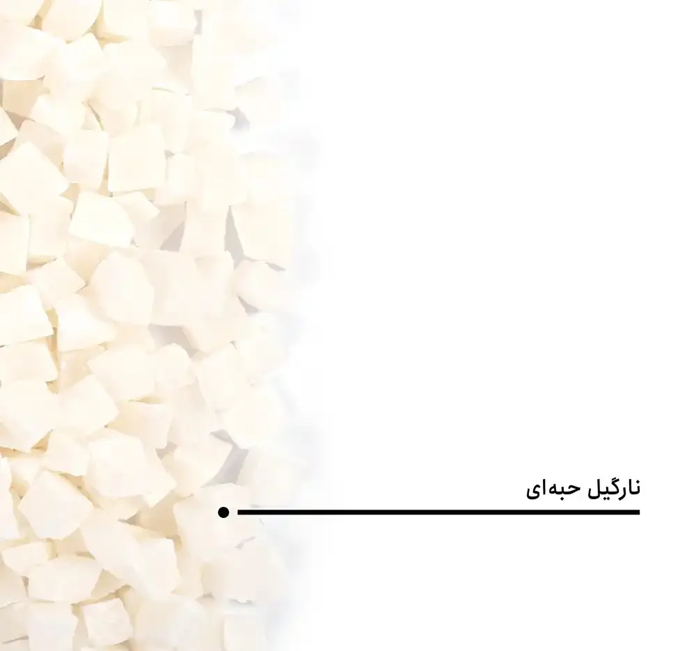 نارگیل خشک حبه ای بارجیل