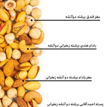 مخلوط آجیل برشته دوآتشه بارجیل