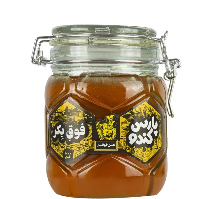 عسل خوانسار فوق بکر پارس کندو وزن 1 کیلوگرم