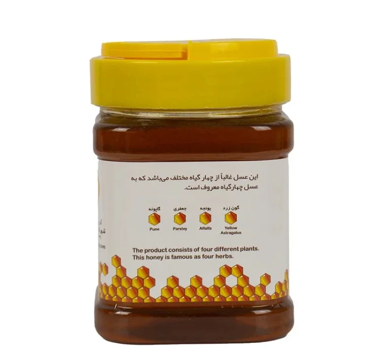 عسل چهار گیاه مخصوص ممتاز خوانسار وزن 500 گرم