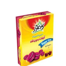 آب نبات شیرین و بدون قند آلبالویی کامور وزن 130 گرم