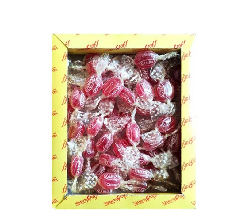 آب نبات شیرین و بدون قند آلبالویی کامور وزن 130 گرم