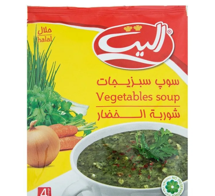 سوپ سبزیجات الیت وزن 75 گرم