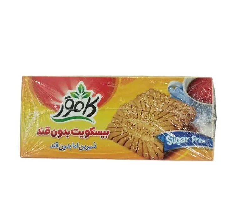 بیسکویت گندم بدون قند کامور وزن 360 گرم