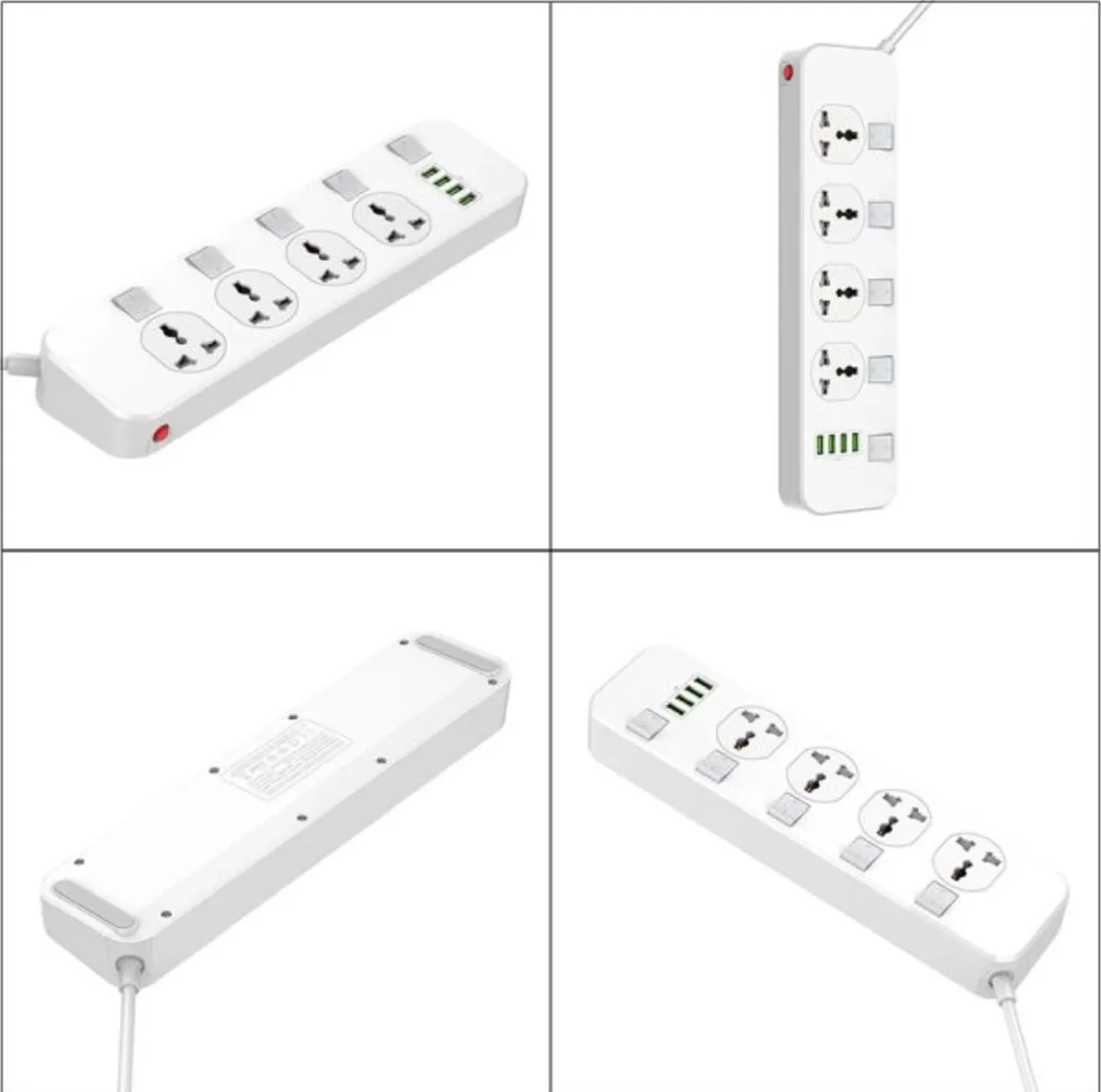 چندراهی برق الدینیو مدل SC4408 Power Strip