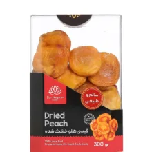 میوه خشک قیسی هلو زرنگاران وزن 300 گرم