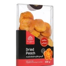 میوه خشک قیسی هلو زرنگاران وزن 300 گرم