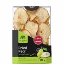 میوه خشک گلابی زرنگاران وزن 100 گرم