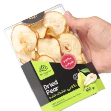 میوه خشک گلابی زرنگاران وزن 100 گرم