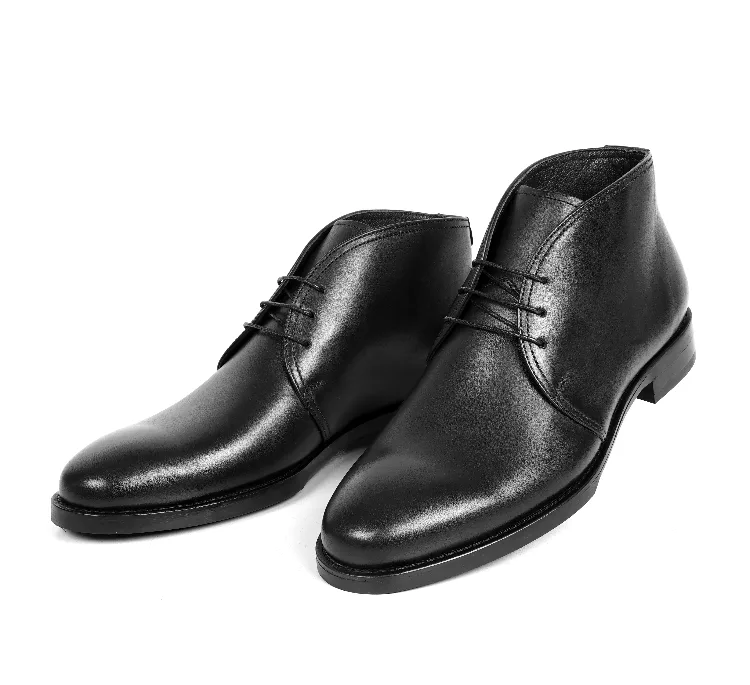 نیم بوت مردانه AKM کد 915 رنگ مشکی
