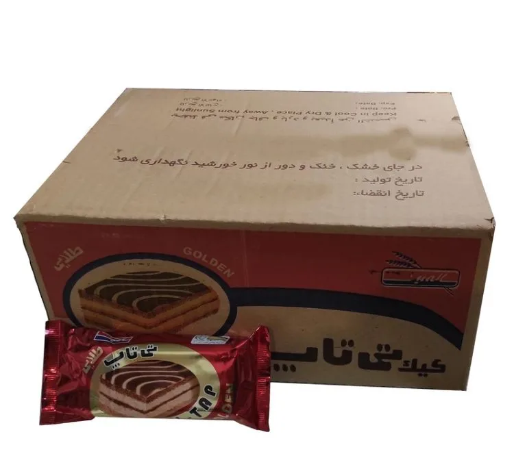 کیک تی تاب سالمین وزن 50 گرم بسته 36 عددی