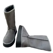 بوت زنانه طرح آگ کد 99 رنگ طوسی