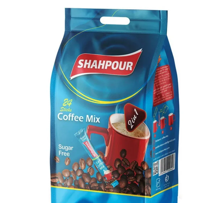 کافی میکس رژیمی 1×2 شاهپور بسته 24 عددی