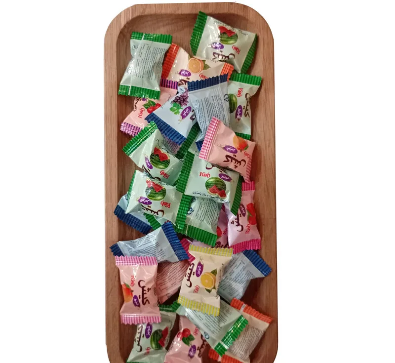 آبنبات با طعم میوه و مغز پاستیل شونیز وزن 500 گرم