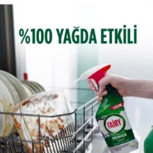 اسپری پاک کننده ظروف و سطوح آشپزخانه 3×1 فیری Fairy با رایحه لیمو حجم 500 میلی لیتر