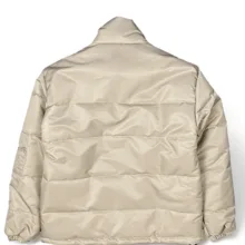کاپشن مردانه طرح North Face کد k7 رنگ کرم