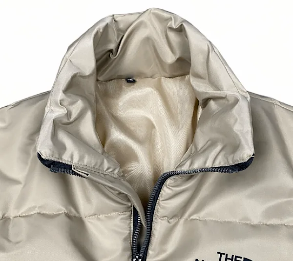 کاپشن مردانه طرح North Face کد k7 رنگ کرم