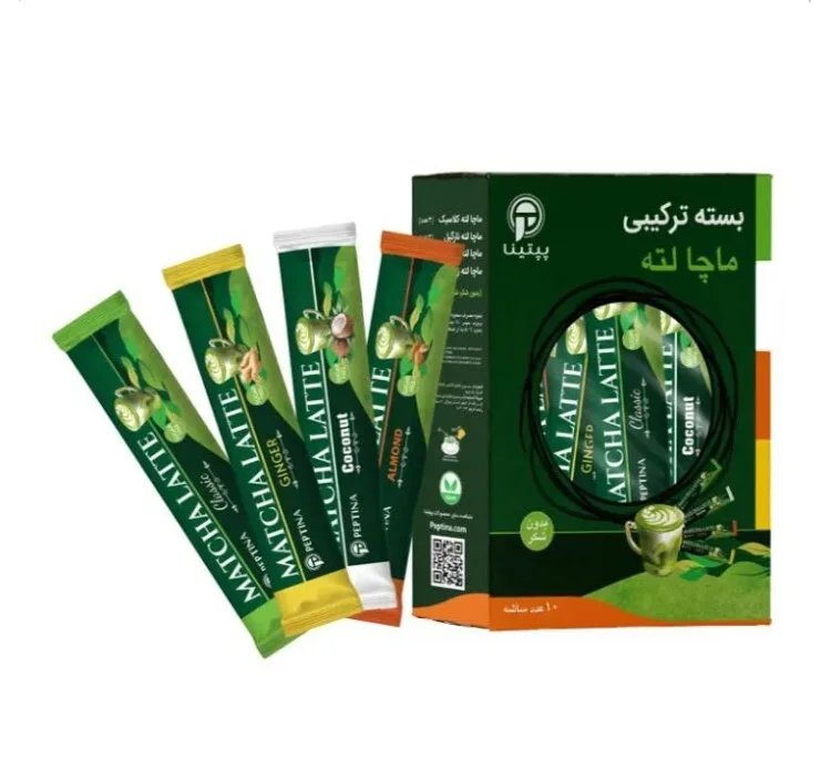 بسته ترکیبی ماچا لته پپتینا بسته 10 عددی